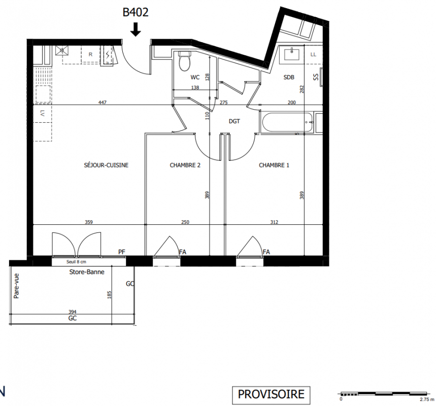 Plan du lot