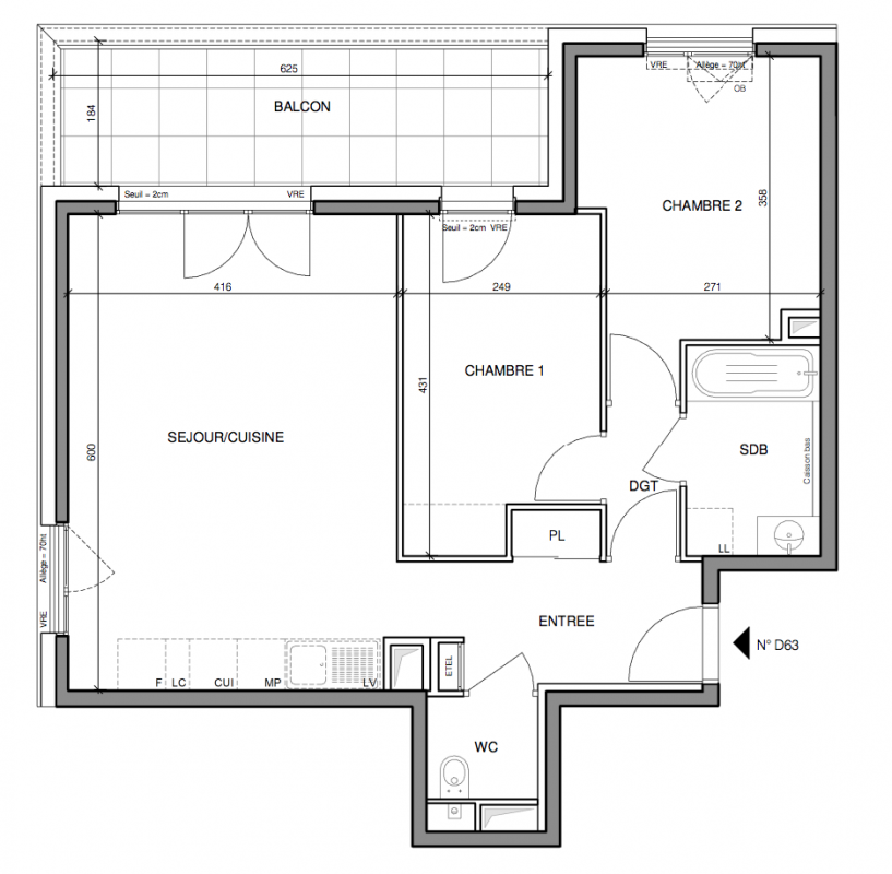 Plan du lot