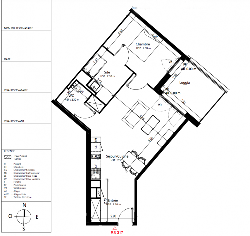 Plan du lot