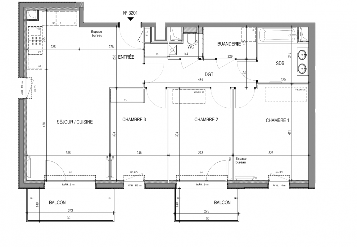 Plan du lot