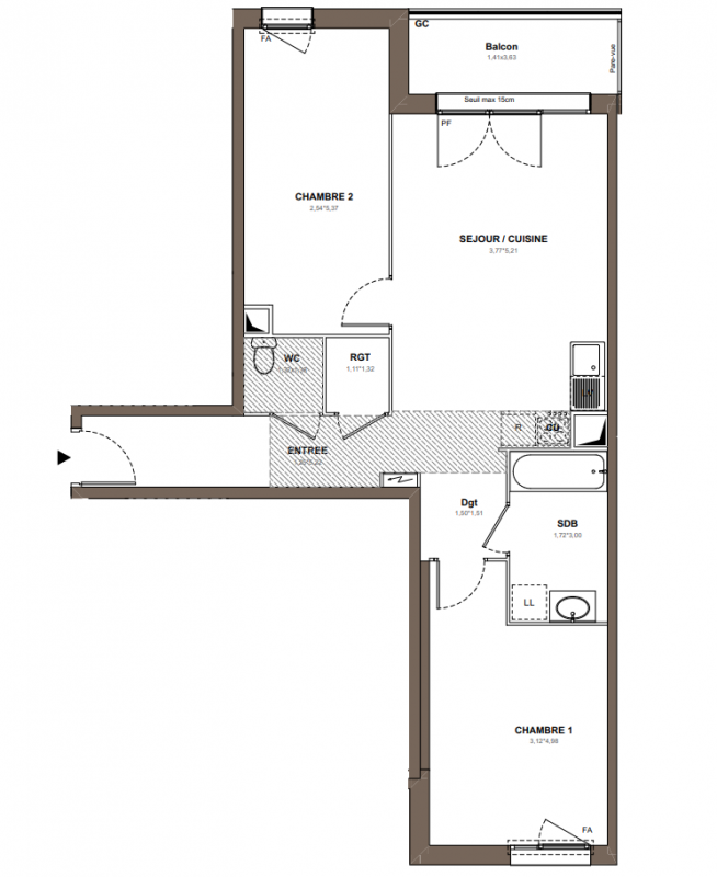 Plan du lot