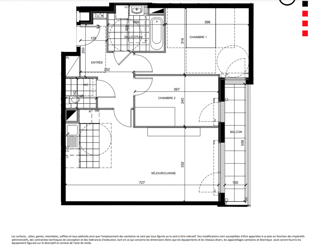 Plan du lot