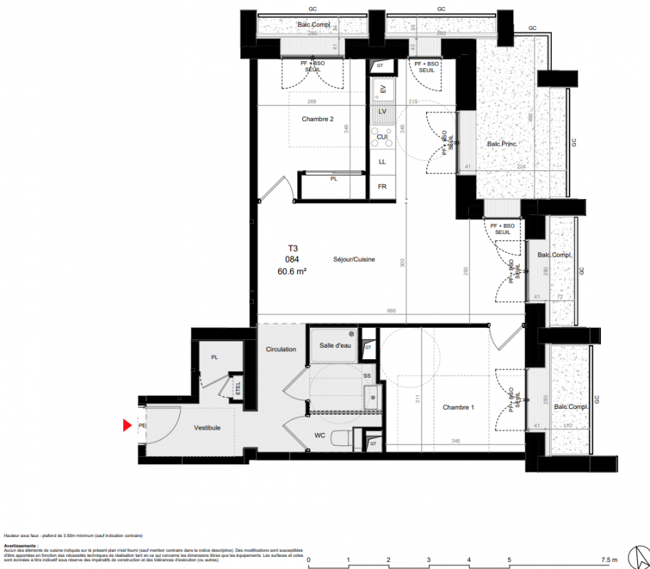 Plan du lot