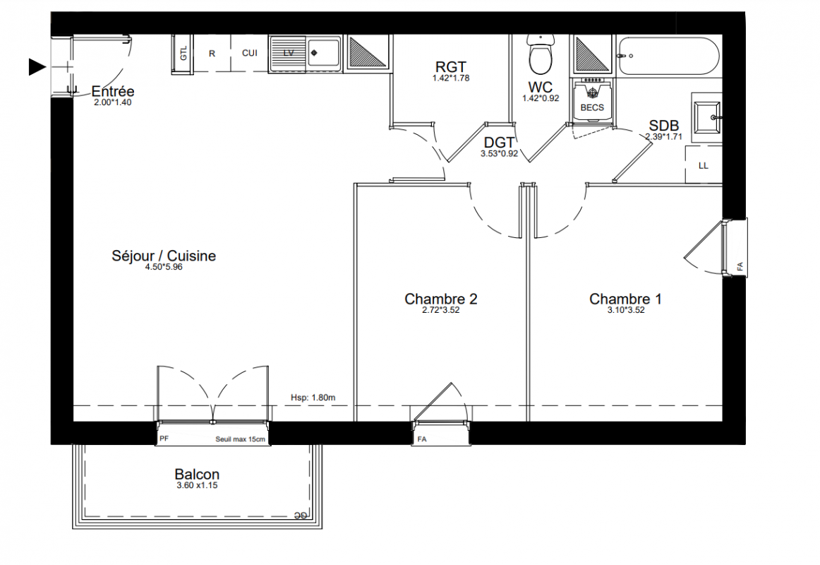 Plan du lot