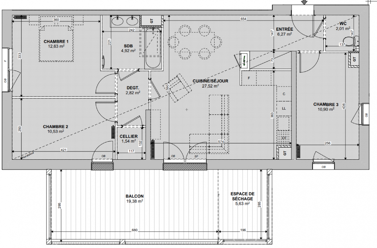 Plan du lot