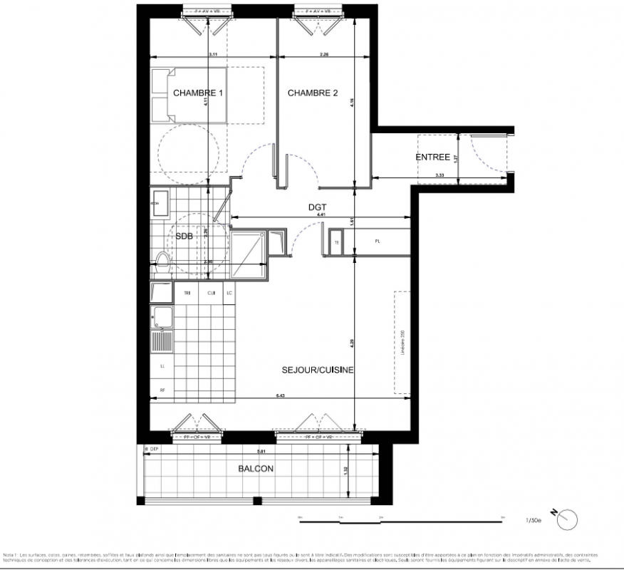 Plan du lot