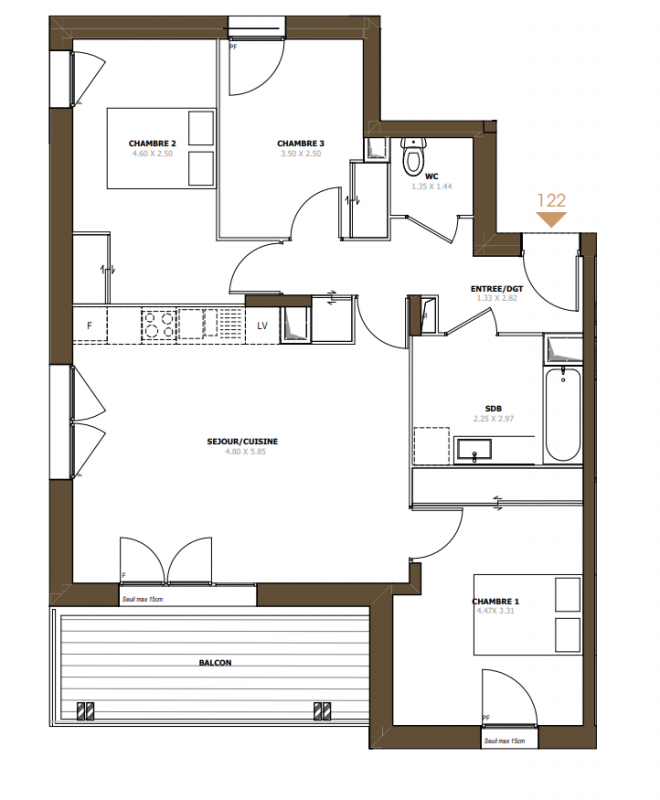 Plan du lot