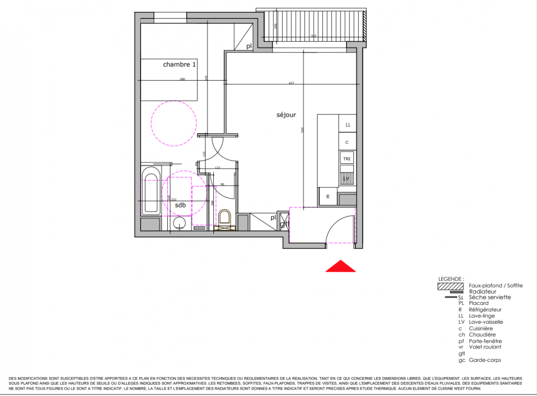 Plan du lot