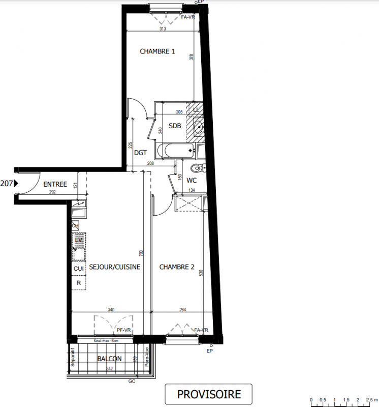 Plan du lot