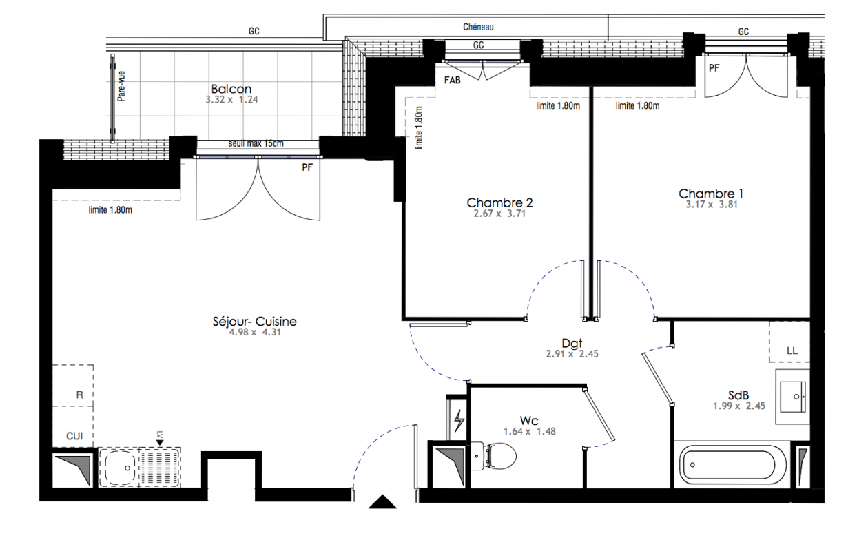 Plan du lot