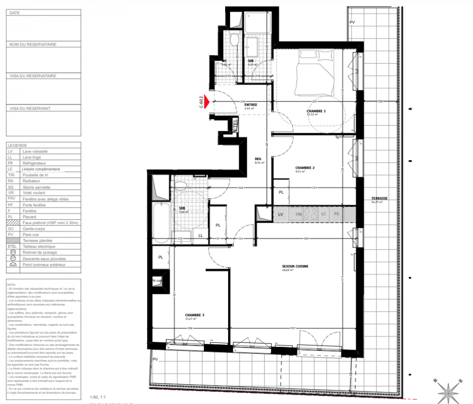Plan du lot