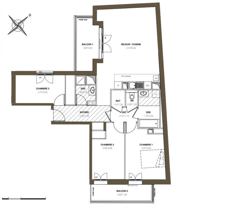 Plan du lot