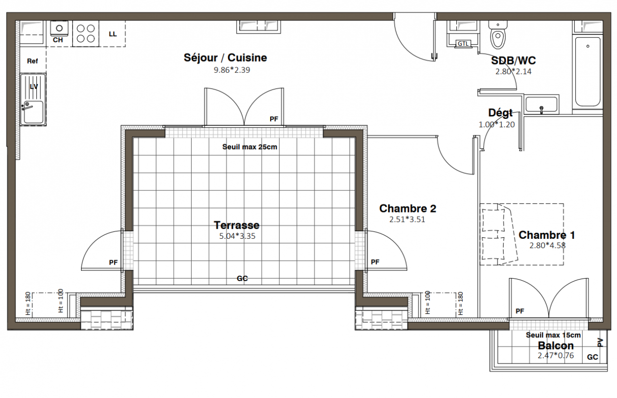 Plan du lot