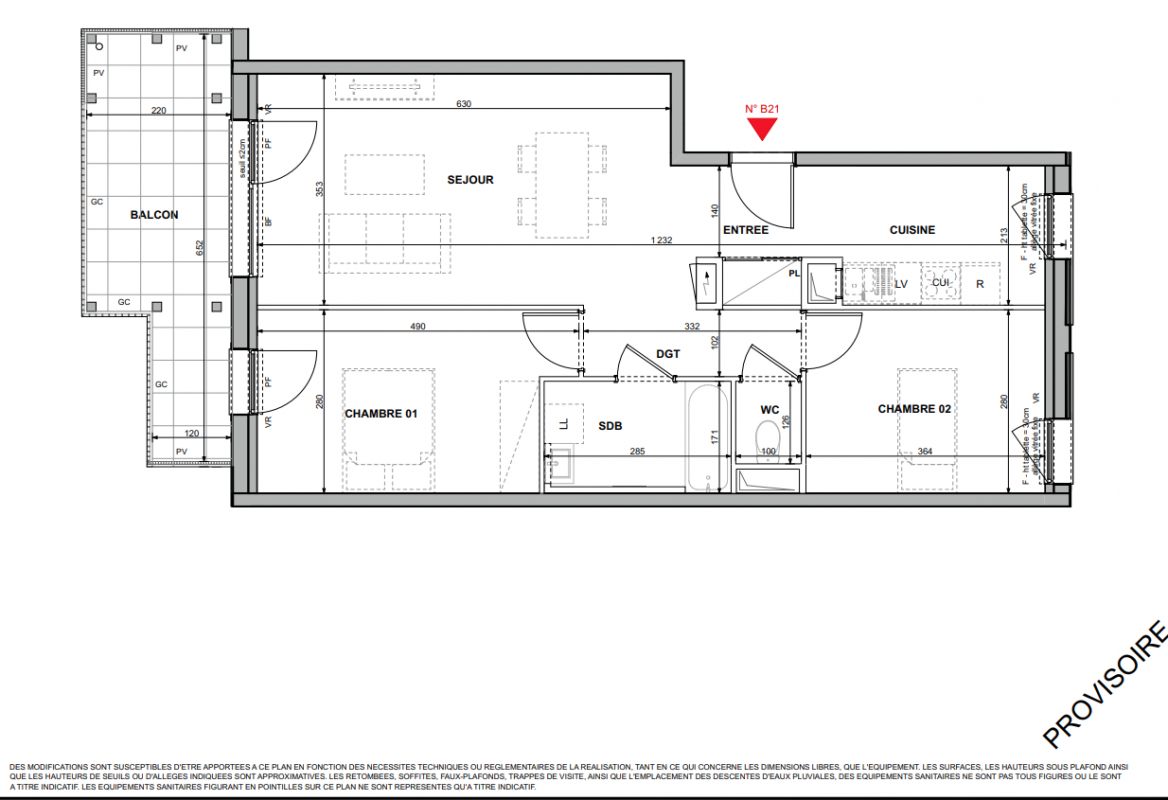 Plan du lot