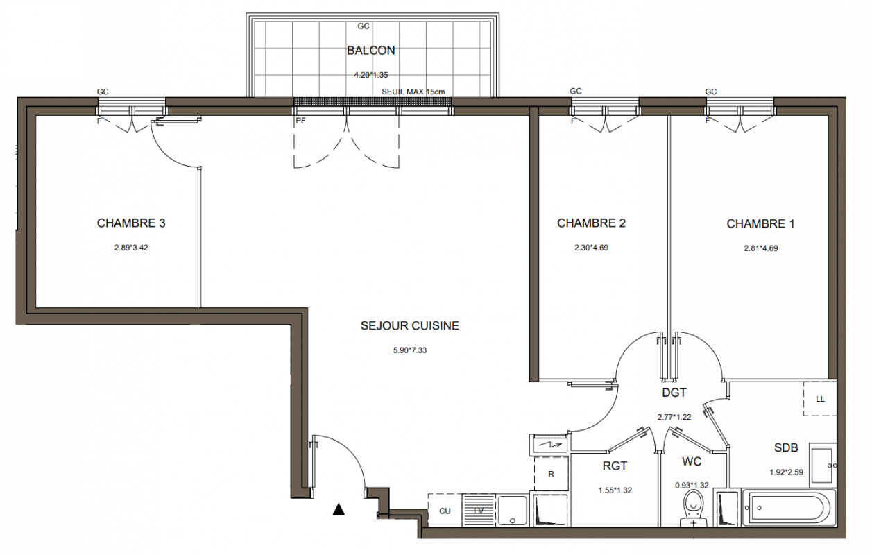Plan du lot