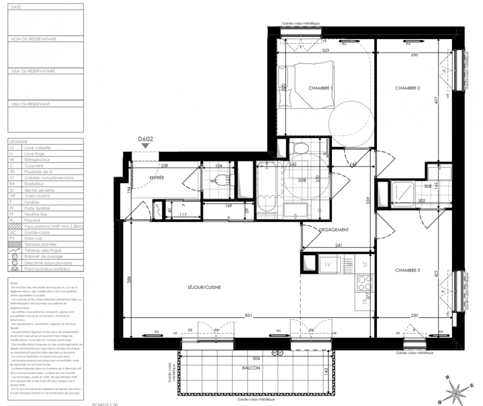 Plan du lot