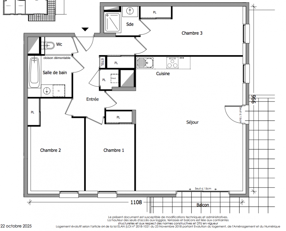 Plan du lot