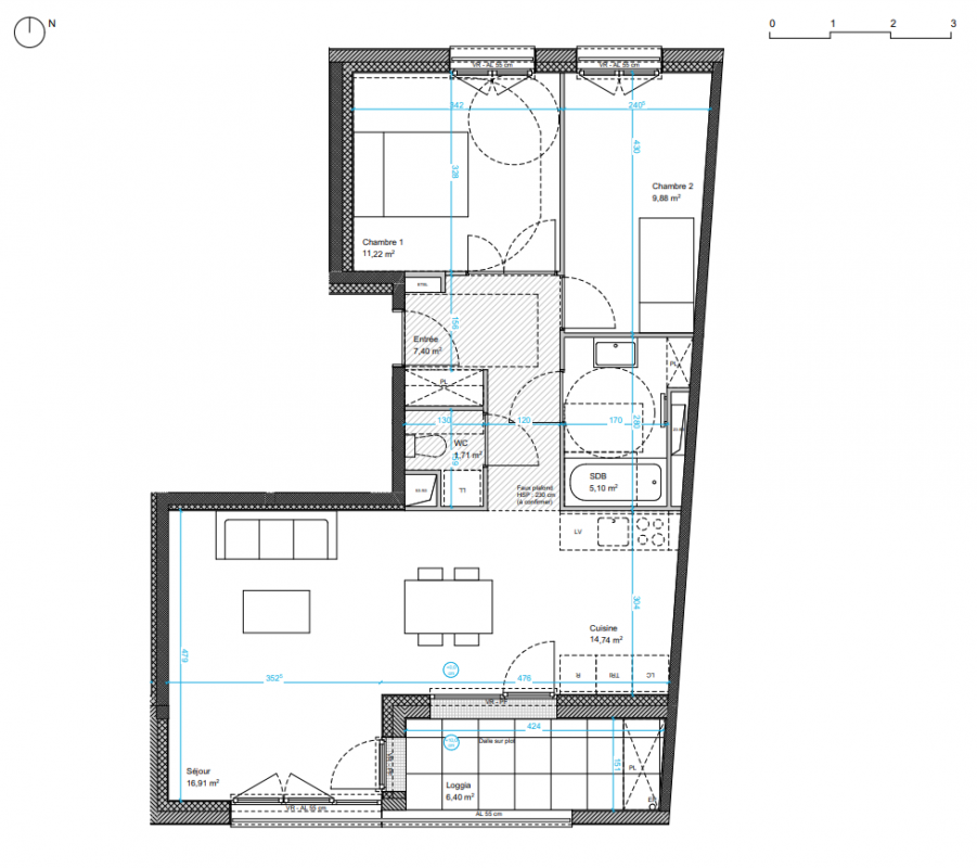 Plan du lot