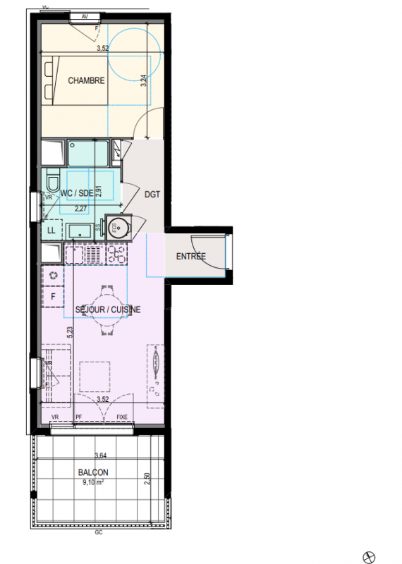 Plan du lot