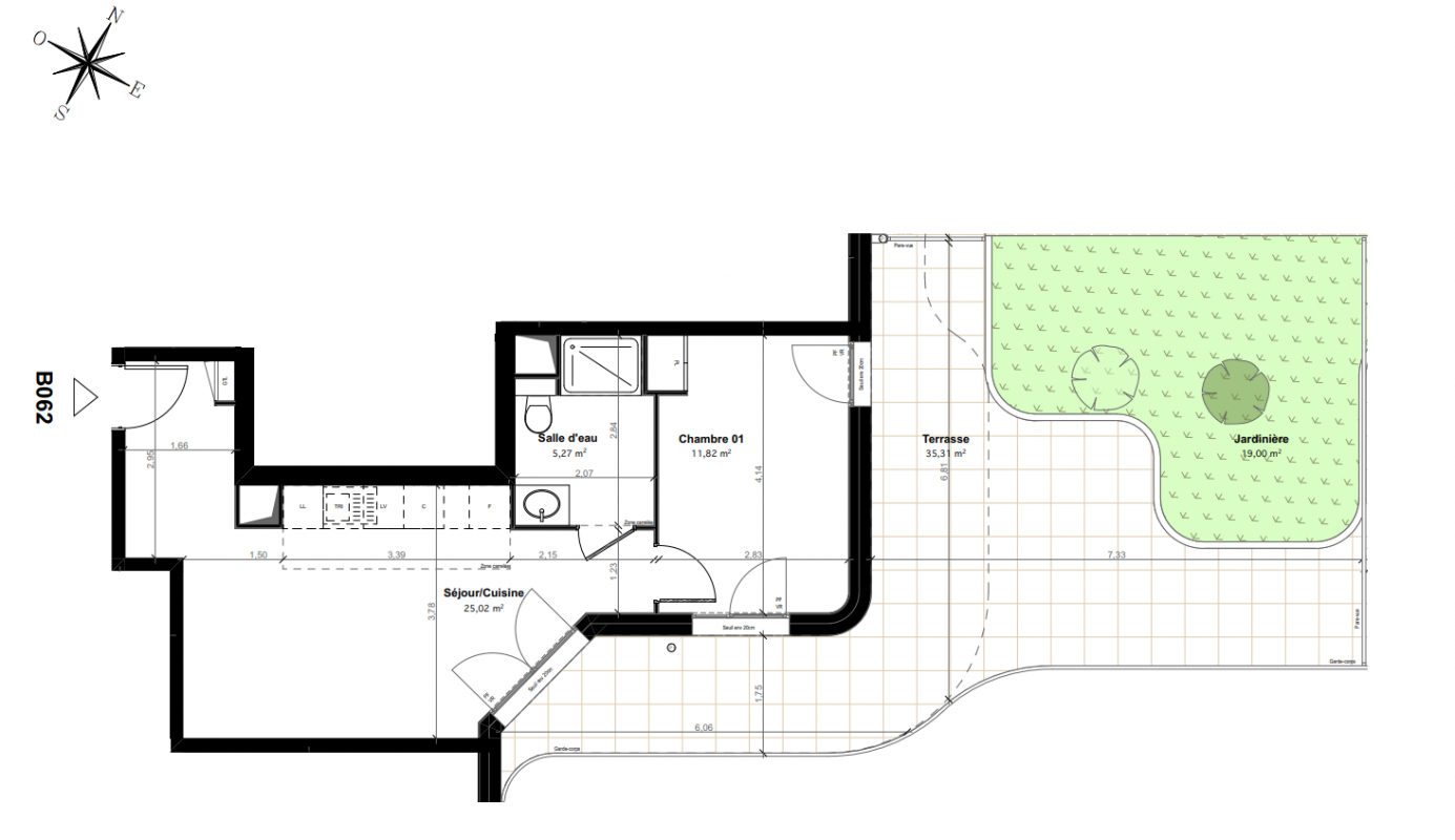 Plan du lot
