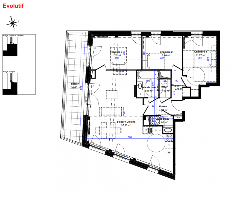 Plan du lot