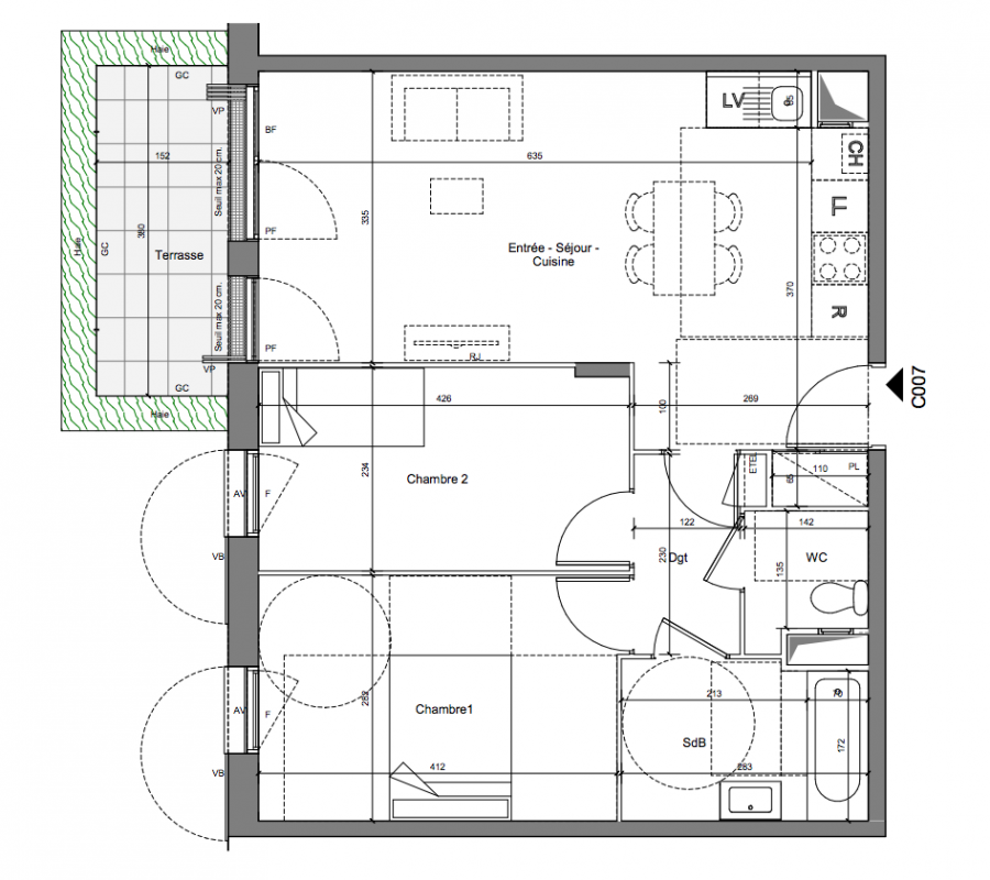 Plan du lot