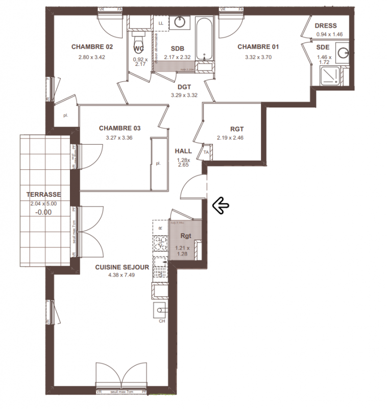 Plan du lot