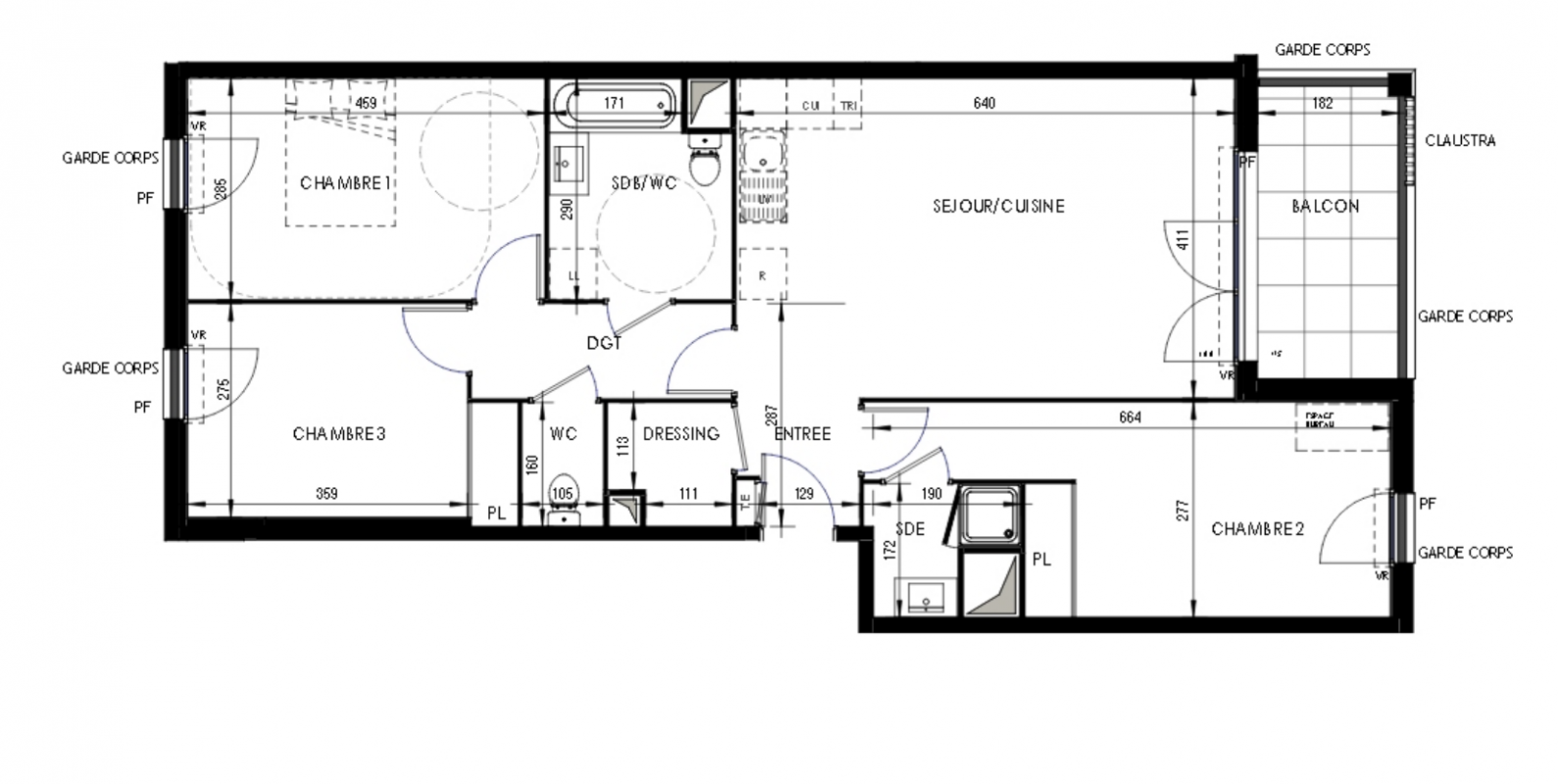 Plan du lot