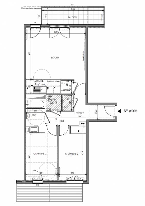 Plan du lot