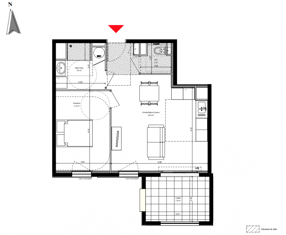 Plan du lot