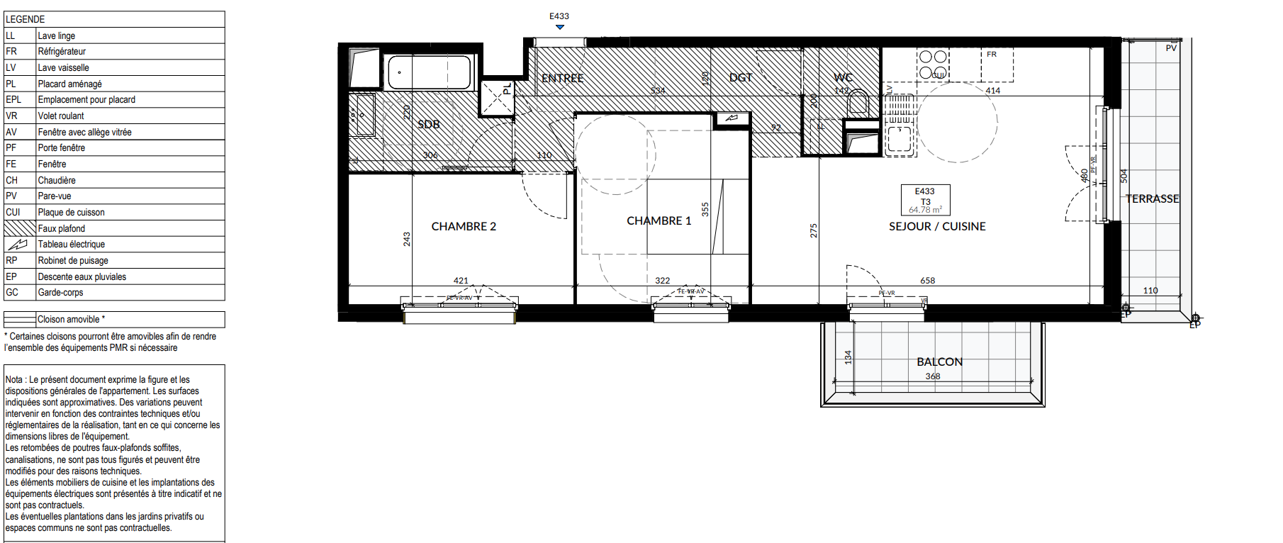 Plan du lot