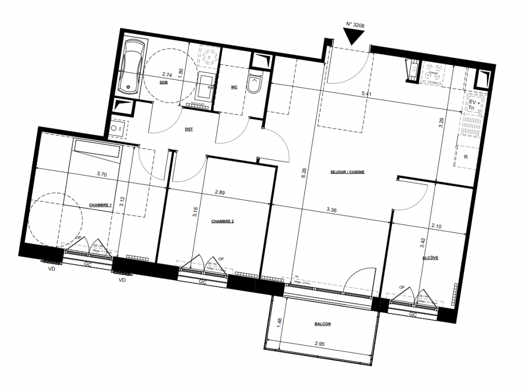 Plan du lot