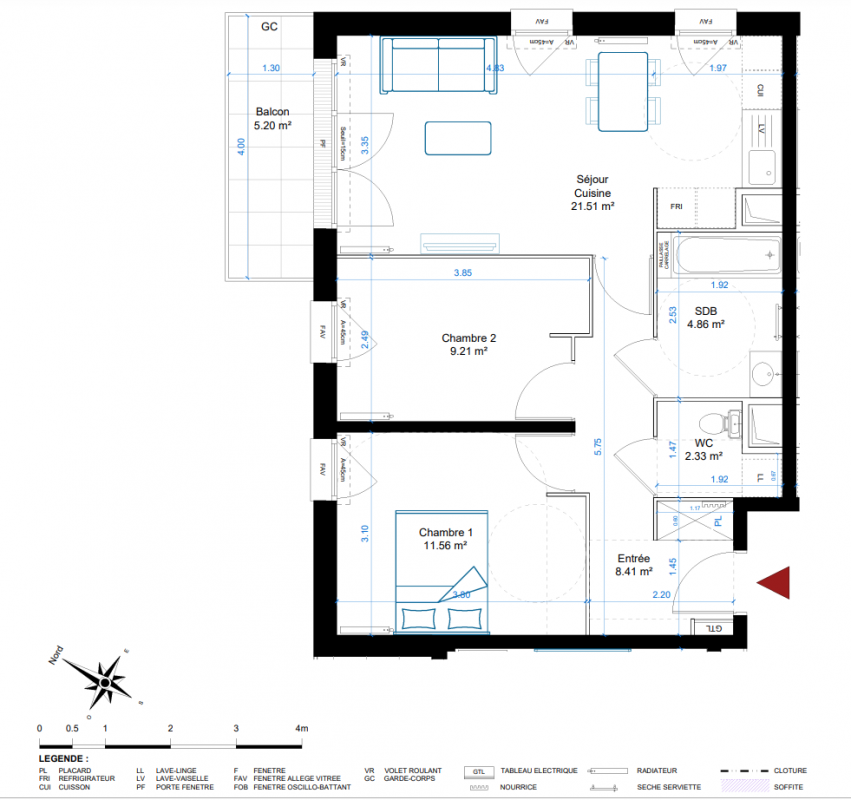 Plan du lot
