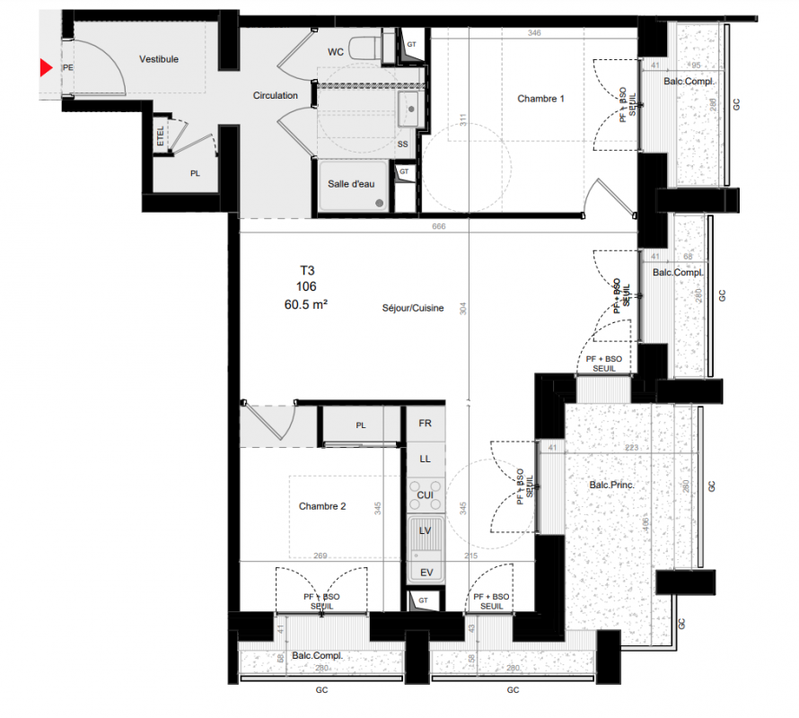 Plan du lot