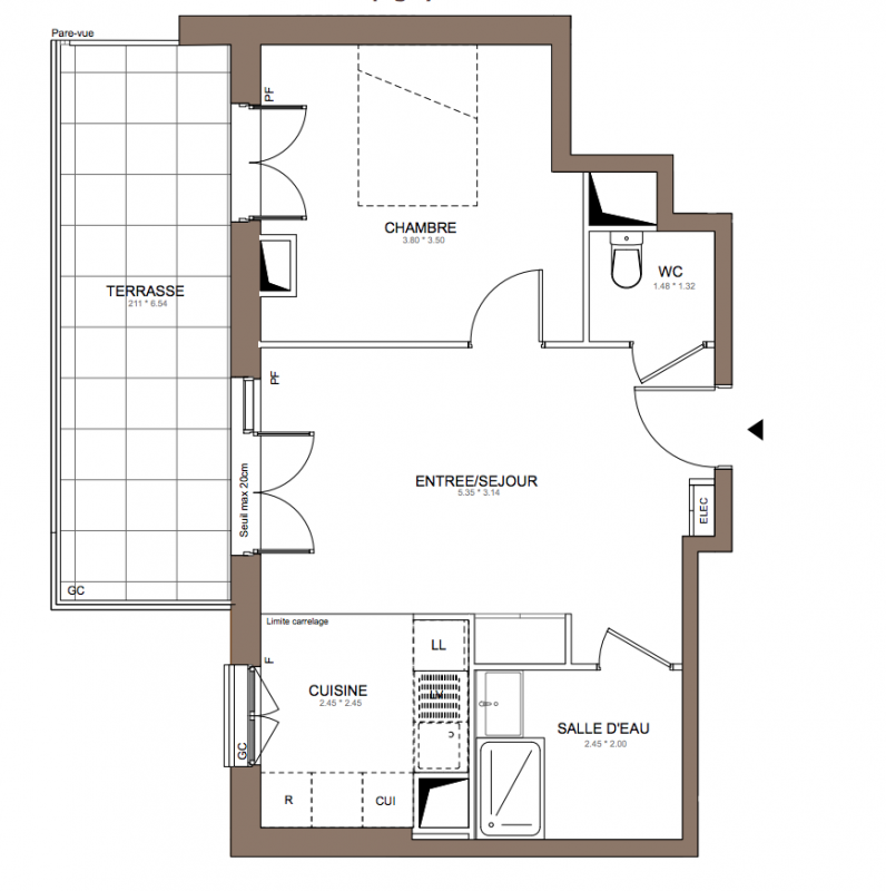 Plan du lot