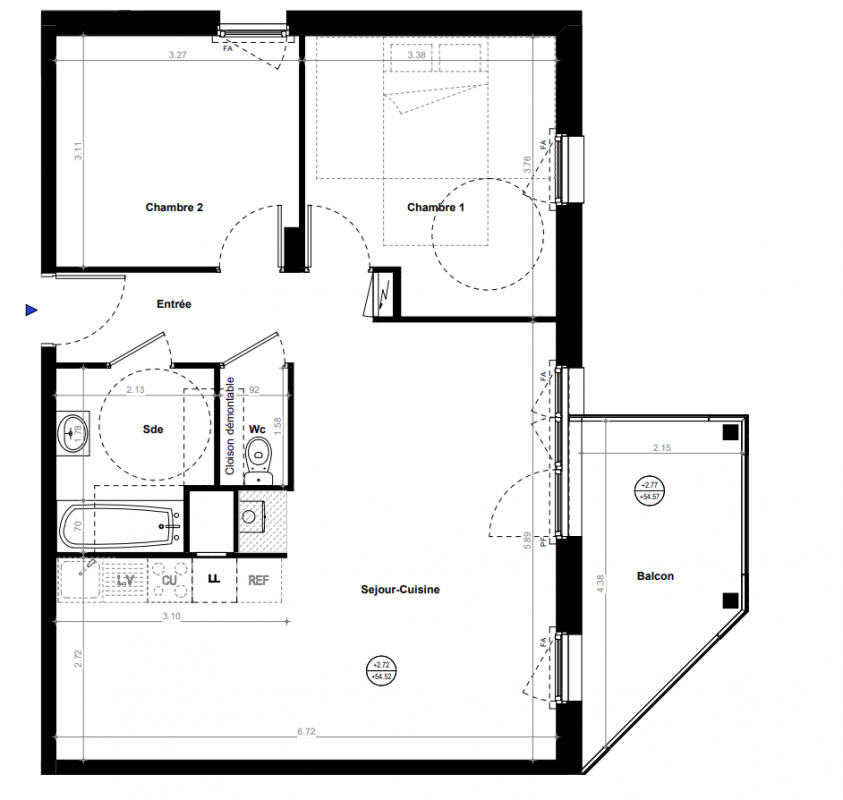 Plan du lot
