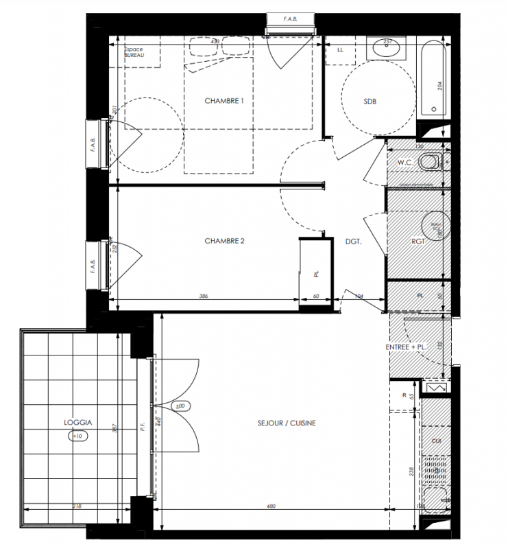 Plan du lot