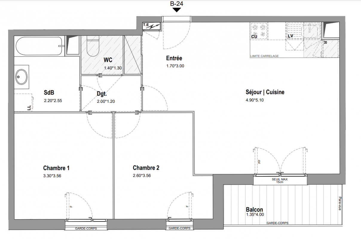 Plan du lot