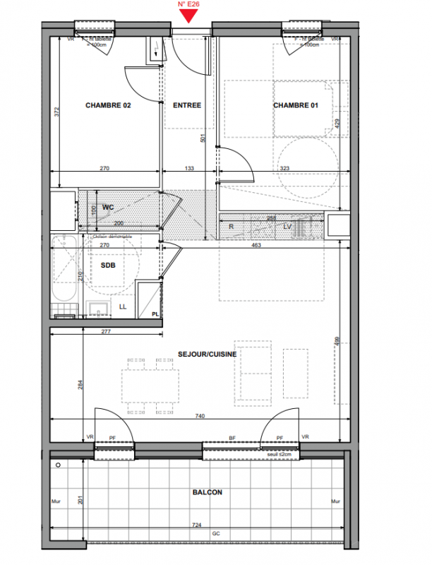 Plan du lot