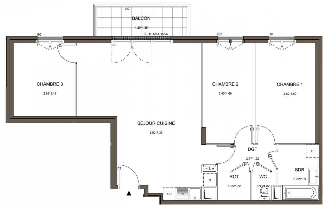 Plan du lot