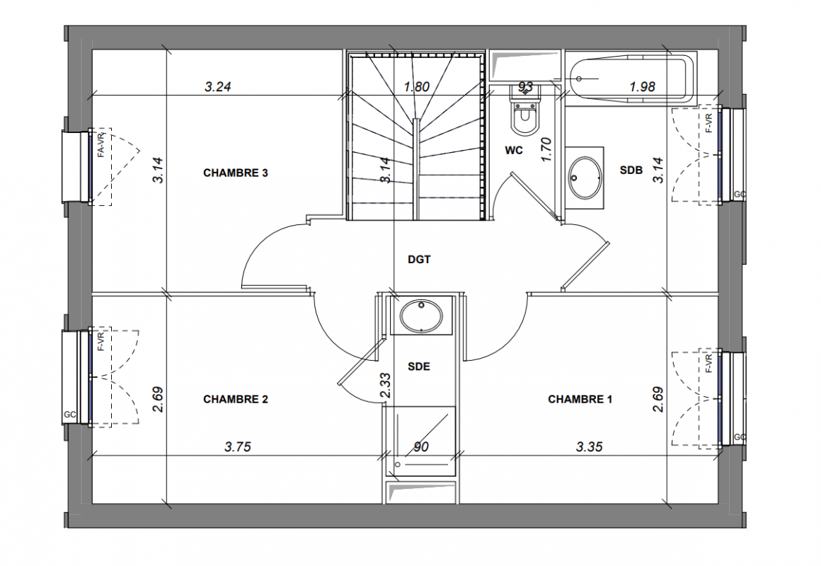 Plan du lot