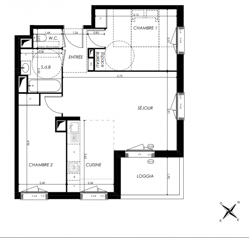 Plan du lot
