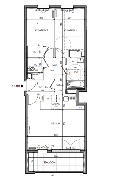 Plan du lot
