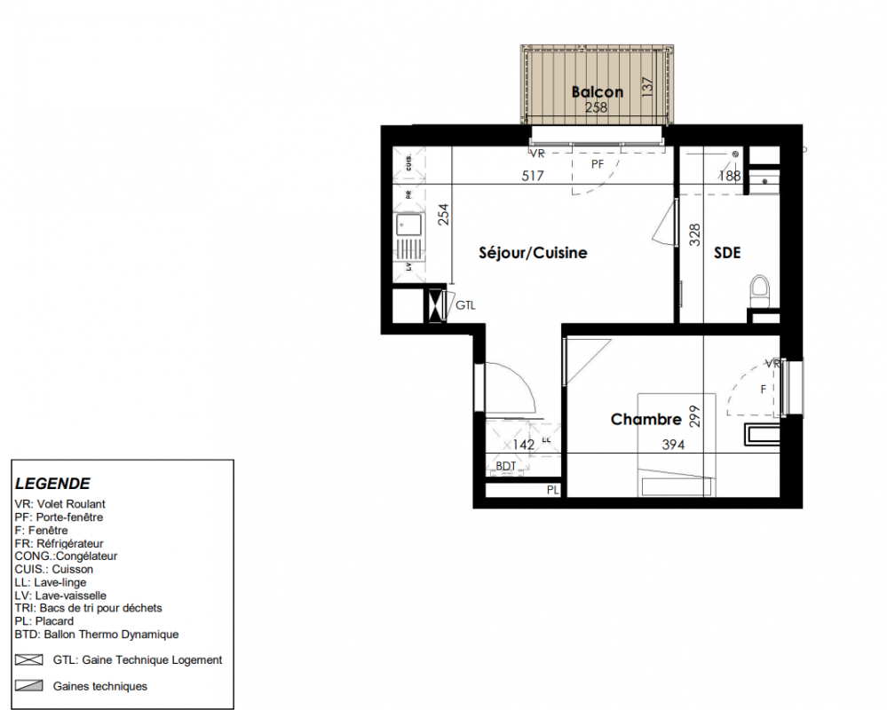 Plan du lot
