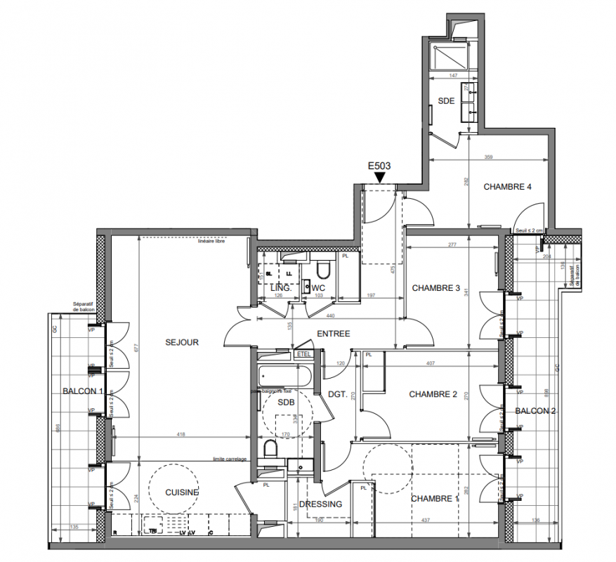 Plan du lot