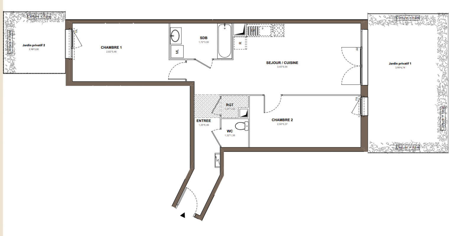 Plan du lot