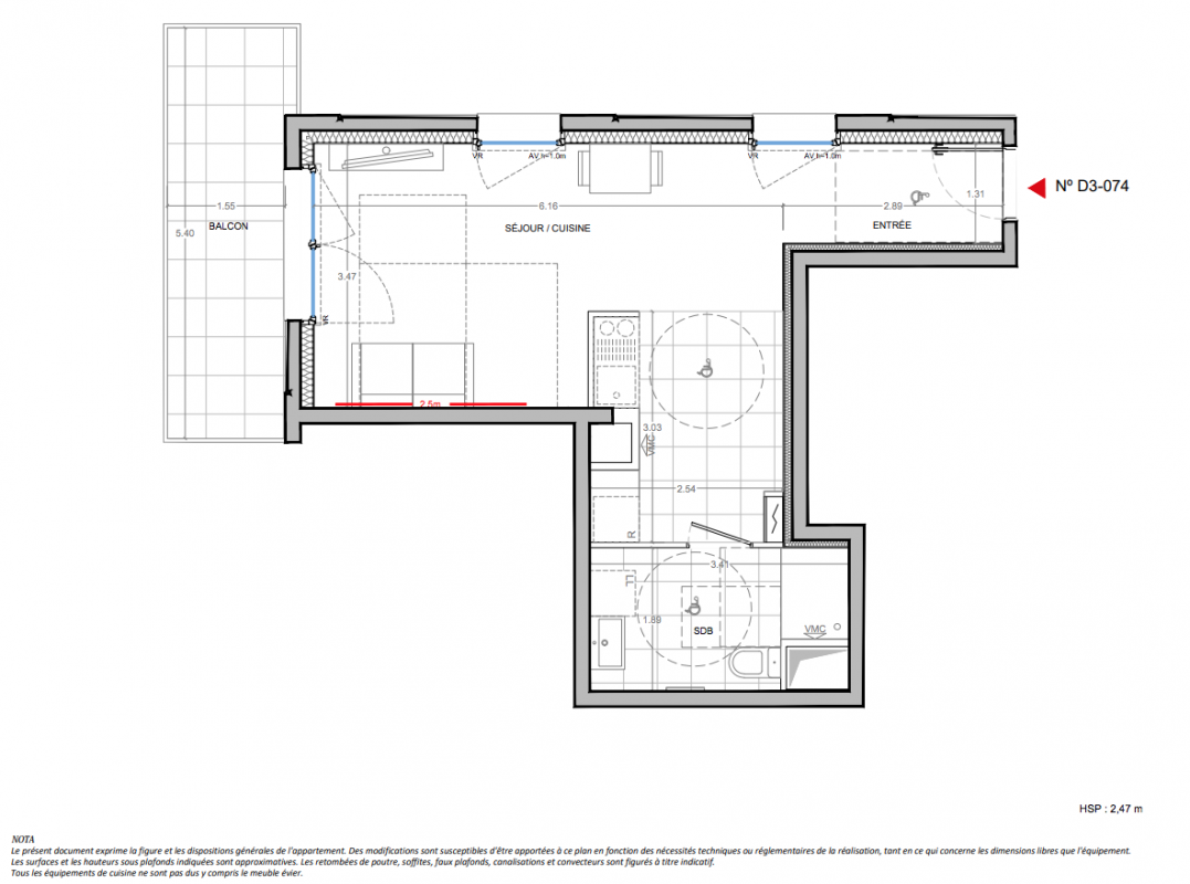 Plan du lot