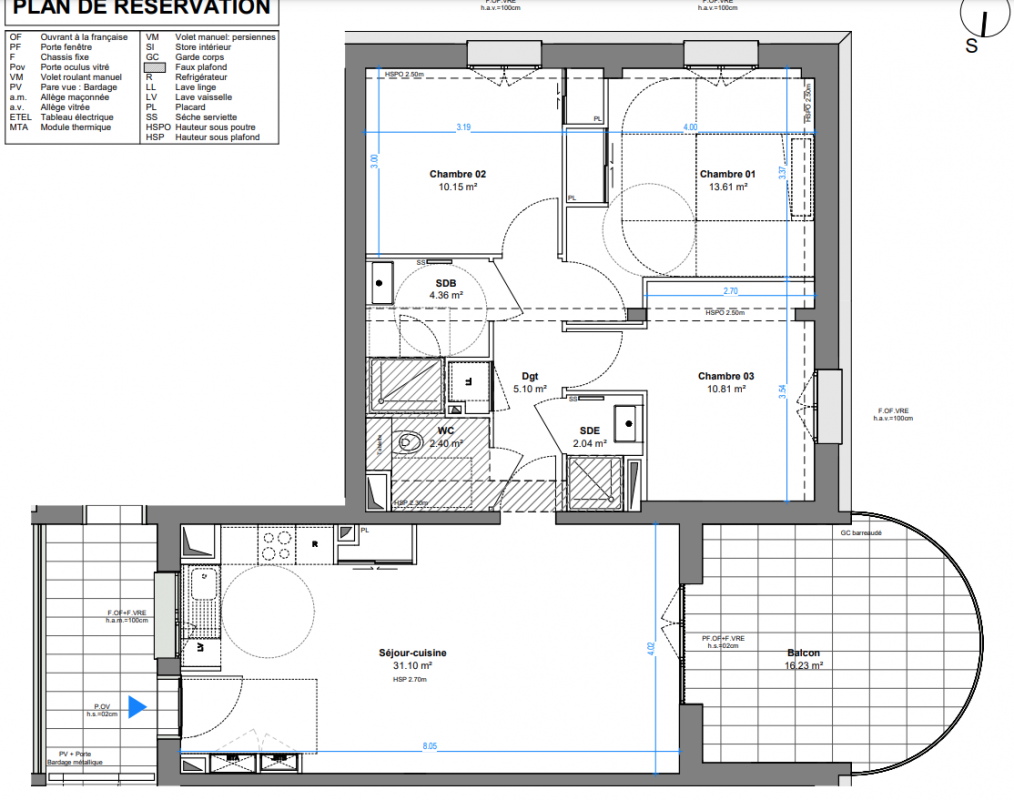Plan du lot