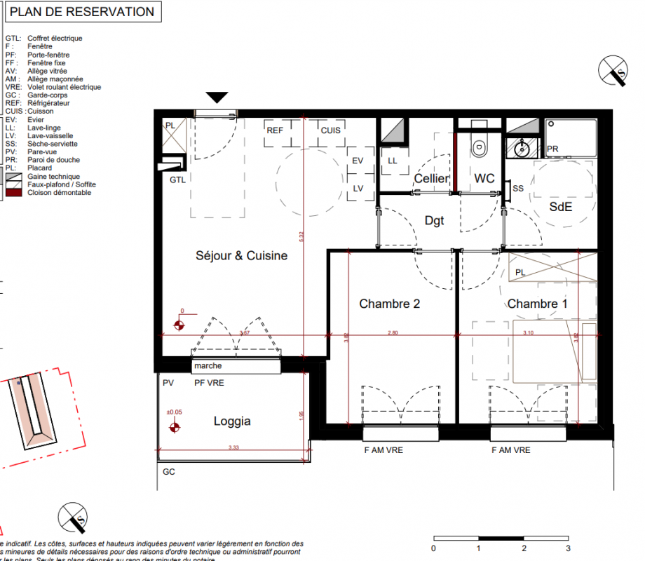 Plan du lot