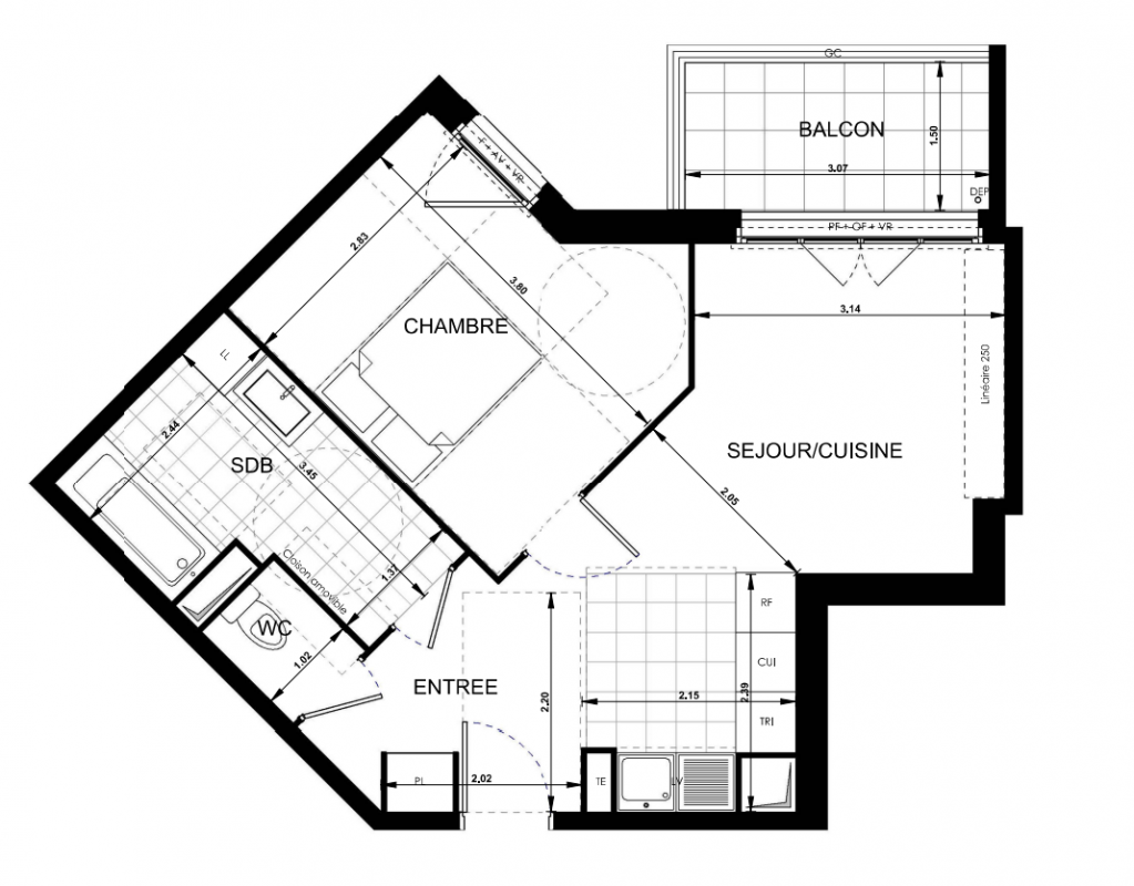 Plan du lot